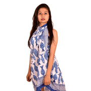 Cotton Women's Sarong Wrap, Printed Long Sarong Cover Up, Beach Dresses and Coverups